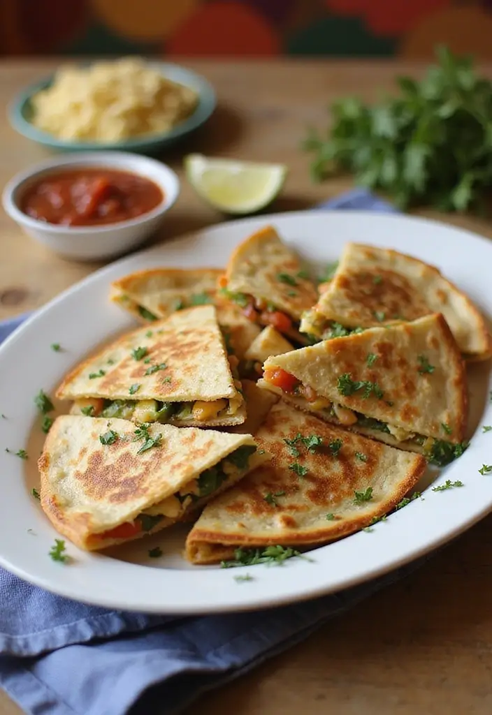 28 Lunch Ideas for High Schoolers That Are Cool and Nutritious 180 28 Lunch Ideas for High Schoolers That Are Cool and Nutritious - 28. Veggie Quesadillas