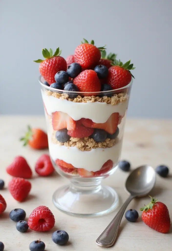 28 Lunch Ideas for High Schoolers That Are Cool and Nutritious 53 28 Lunch Ideas for High Schoolers That Are Cool and Nutritious - 9. Fruit and Yogurt Parfait