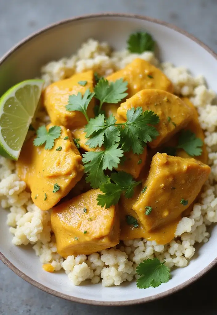 29 Healthy Low Carb Lunch Ideas You’ll Want Every Day 96 29 Healthy Low Carb Lunch Ideas You’ll Want Every Day - 16. Coconut Curry Chicken