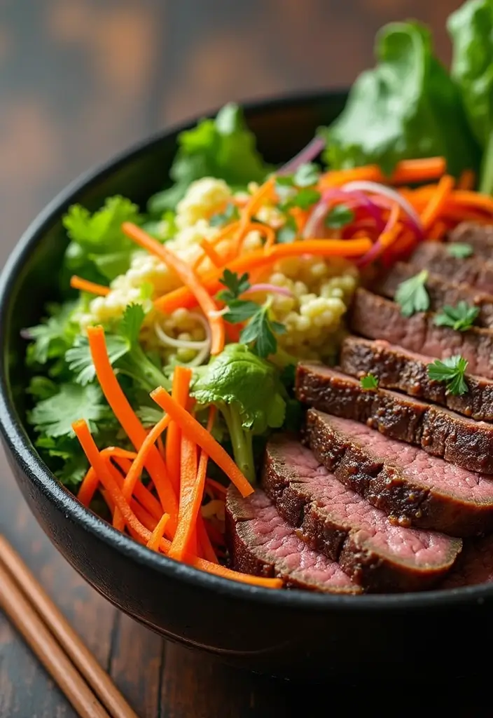 29 Healthy Low Carb Lunch Ideas You’ll Want Every Day 110 29 Healthy Low Carb Lunch Ideas You’ll Want Every Day - 18. Thai Beef Salad
