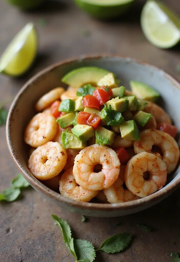 30+ Box Lunch Ideas for Adults That Are Tasty and Practical 117 30+ Box Lunch Ideas for Adults That Are Tasty and Practical - 19. Shrimp & Avocado Salsa Bowl