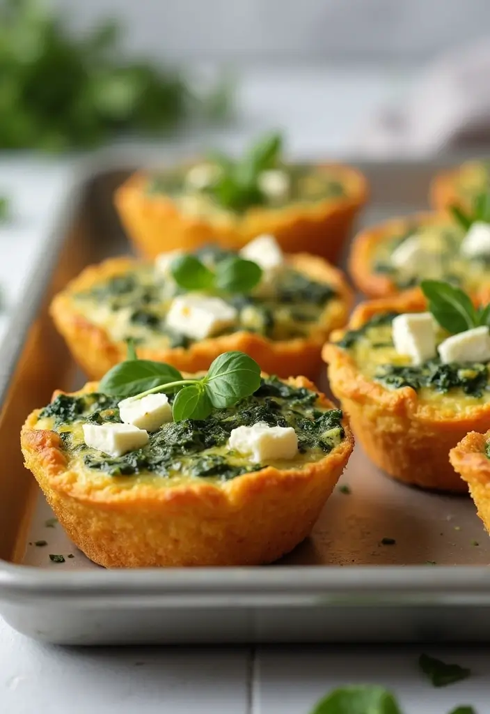 30+ Cold Lunch Ideas for Kids Perfect for Busy School Mornings 58 30+ Cold Lunch Ideas for Kids Perfect for Busy School Mornings - 10. Spinach and Feta Quiche Cups