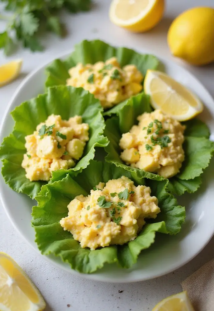 30+ Cold Lunch Ideas for Kids Perfect for Busy School Mornings 79 30+ Cold Lunch Ideas for Kids Perfect for Busy School Mornings - 13. Egg Salad Lettuce Wraps