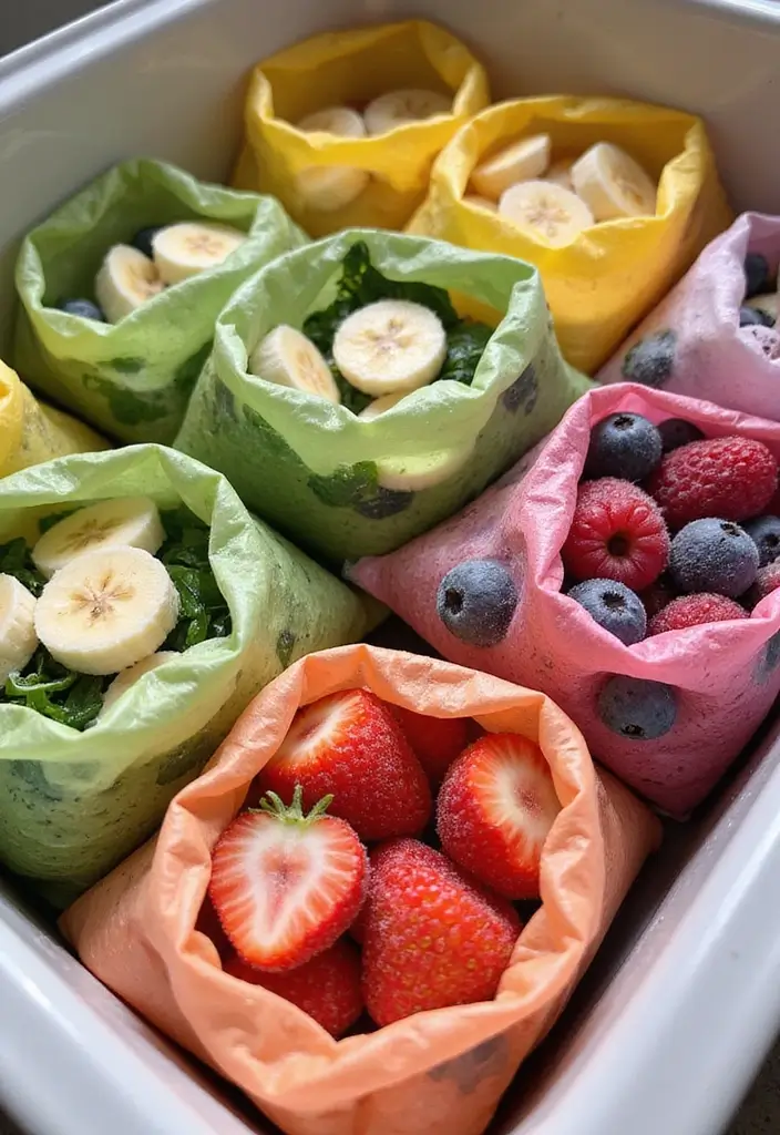 30+ Cold Lunch Ideas for Kids Perfect for Busy School Mornings 133 30+ Cold Lunch Ideas for Kids Perfect for Busy School Mornings - 21. Smoothie Packs