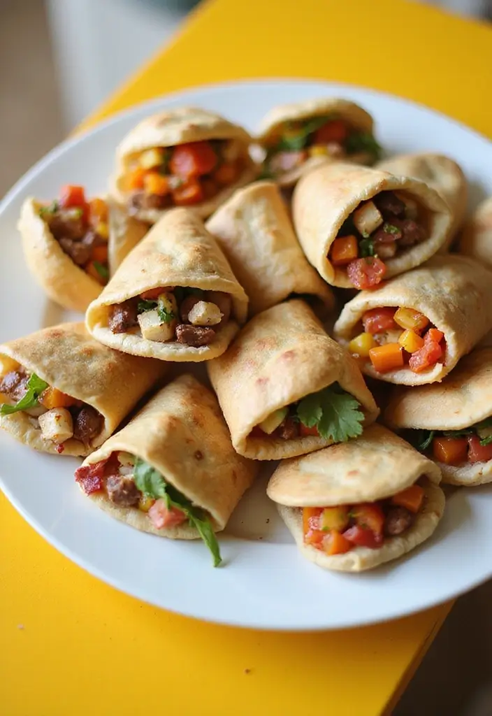 30+ Cold Lunch Ideas for Kids Perfect for Busy School Mornings 29 30+ Cold Lunch Ideas for Kids Perfect for Busy School Mornings - 5. Mini Pita Pockets