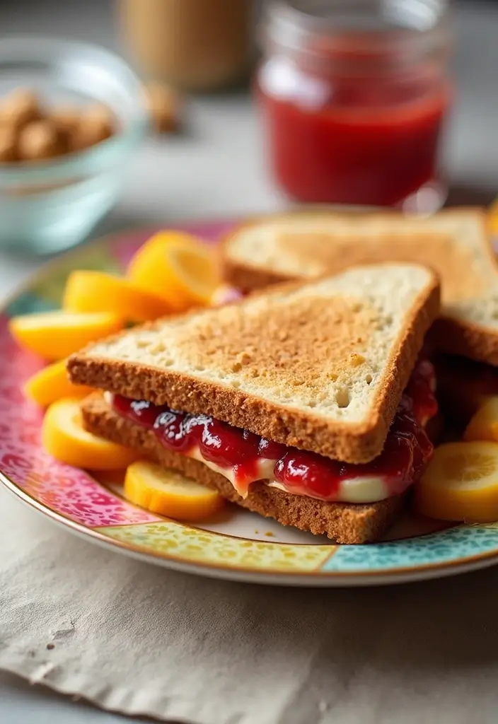 30+ Cold Sandwich Ideas for Lunch That Are Fresh and Flavorful 76 30+ Cold Sandwich Ideas for Lunch That Are Fresh and Flavorful - 12. PB&J with a Twist