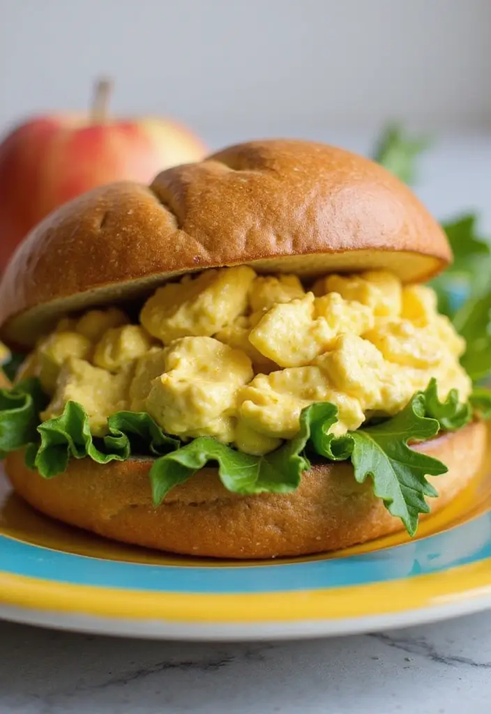 30+ Cold Sandwich Ideas for Lunch That Are Fresh and Flavorful 111 30+ Cold Sandwich Ideas for Lunch That Are Fresh and Flavorful - 17. Curried Egg Salad Sandwich