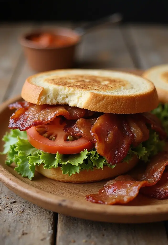 30+ Cold Sandwich Ideas for Lunch That Are Fresh and Flavorful 125 30+ Cold Sandwich Ideas for Lunch That Are Fresh and Flavorful - 19. Bacon, Lettuce, and Tomato Sandwich