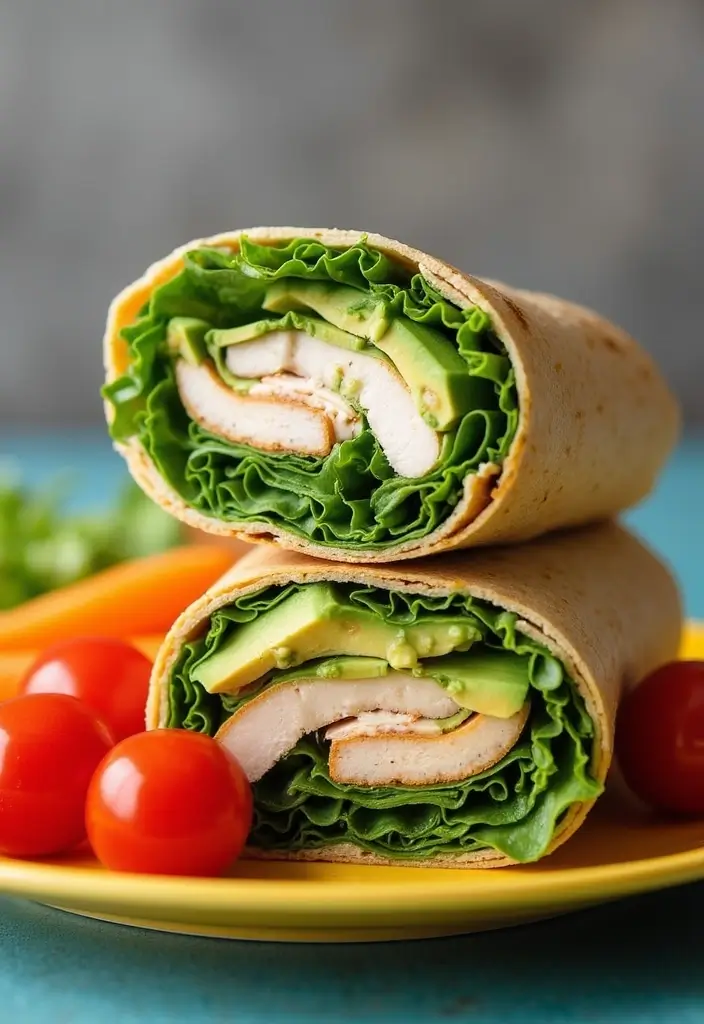 30+ Cold Sandwich Ideas for Lunch That Are Fresh and Flavorful 8 30+ Cold Sandwich Ideas for Lunch That Are Fresh and Flavorful - 2. Turkey Avocado Wrap
