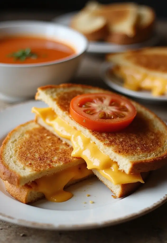30+ Cold Sandwich Ideas for Lunch That Are Fresh and Flavorful 186 30+ Cold Sandwich Ideas for Lunch That Are Fresh and Flavorful - 28. Grilled Cheese Sandwich with Tomato
