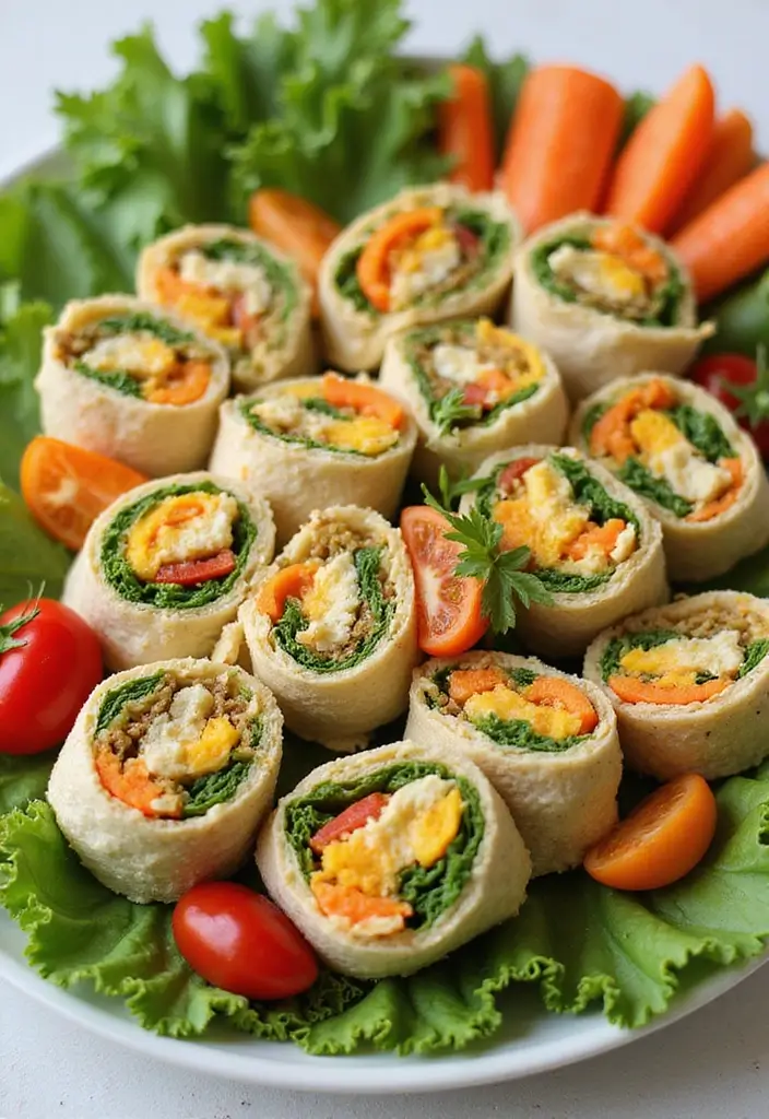 30+ Fun Lunch Ideas for Kids That Turn Mealtime into Playtime 1 30+ Fun Lunch Ideas for Kids That Turn Mealtime into Playtime - 1. Rainbow Veggie Wraps