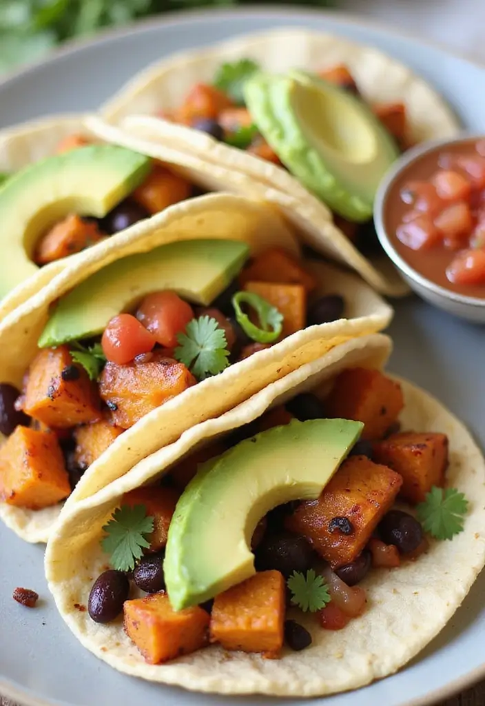 30+ Fun Lunch Ideas for Kids That Turn Mealtime into Playtime 72 30+ Fun Lunch Ideas for Kids That Turn Mealtime into Playtime - 12. Sweet Potato and Black Bean Tacos