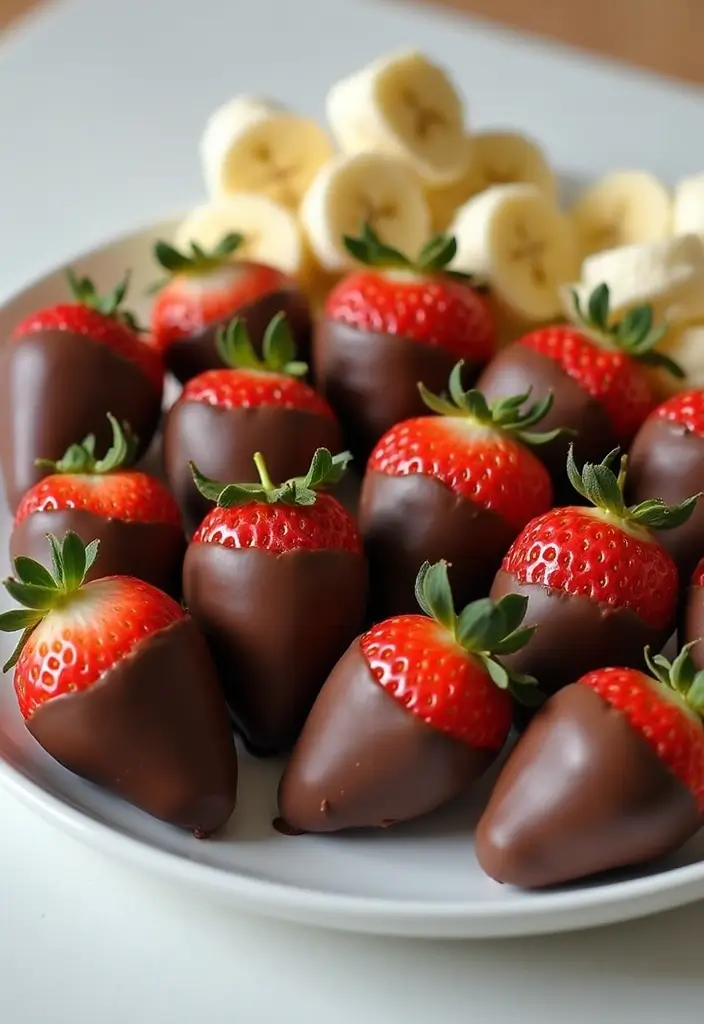 30+ Fun Lunch Ideas for Kids That Turn Mealtime into Playtime 81 30+ Fun Lunch Ideas for Kids That Turn Mealtime into Playtime - 13. Chocolate-Dipped Fruit