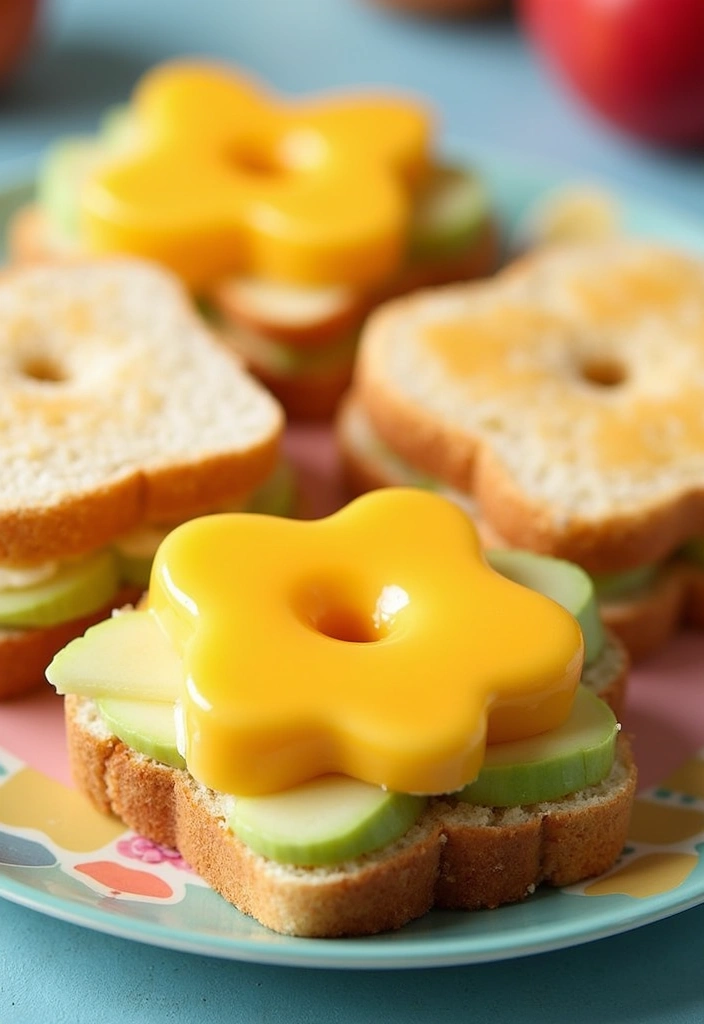 30+ Fun Lunch Ideas for Kids That Turn Mealtime into Playtime 140 30+ Fun Lunch Ideas for Kids That Turn Mealtime into Playtime - 22. Apple and Cheddar Sandwiches
