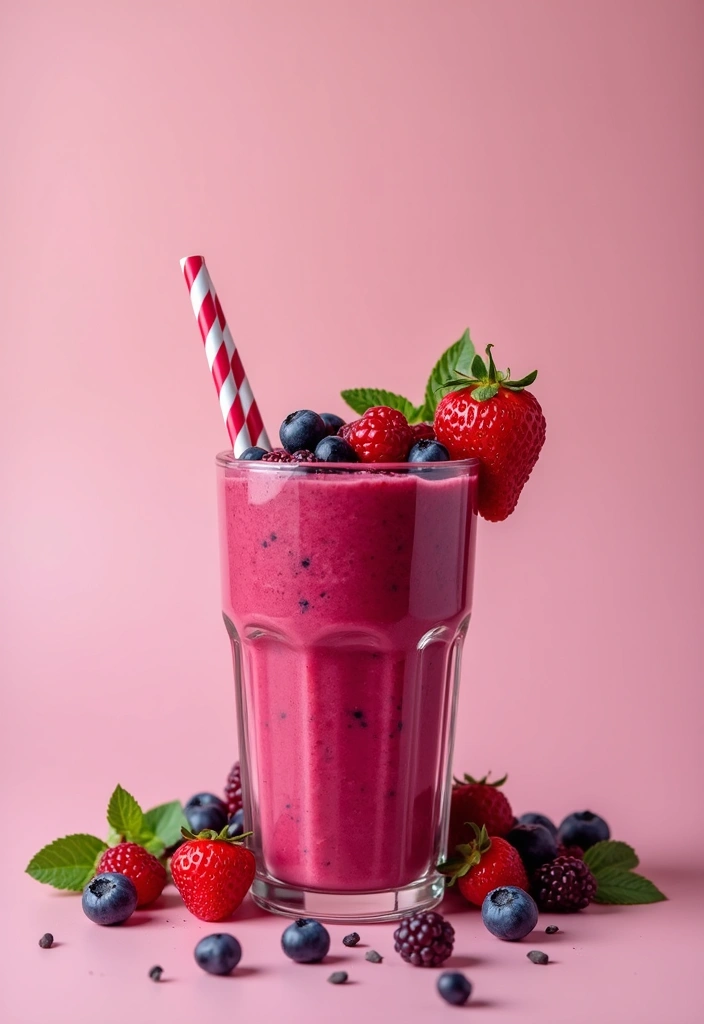 30+ Fun Lunch Ideas for Kids That Turn Mealtime into Playtime 163 30+ Fun Lunch Ideas for Kids That Turn Mealtime into Playtime - 25. Berry Smoothies