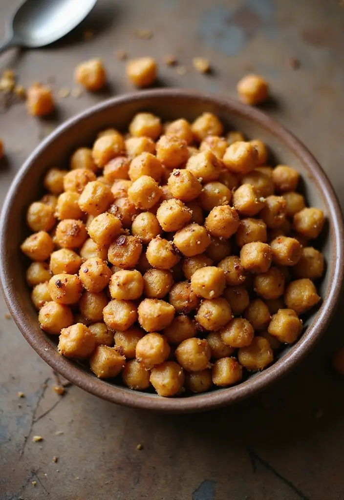 30+ Fun Lunch Ideas for Kids That Turn Mealtime into Playtime 177 30+ Fun Lunch Ideas for Kids That Turn Mealtime into Playtime - 27. Roasted Chickpeas Snack