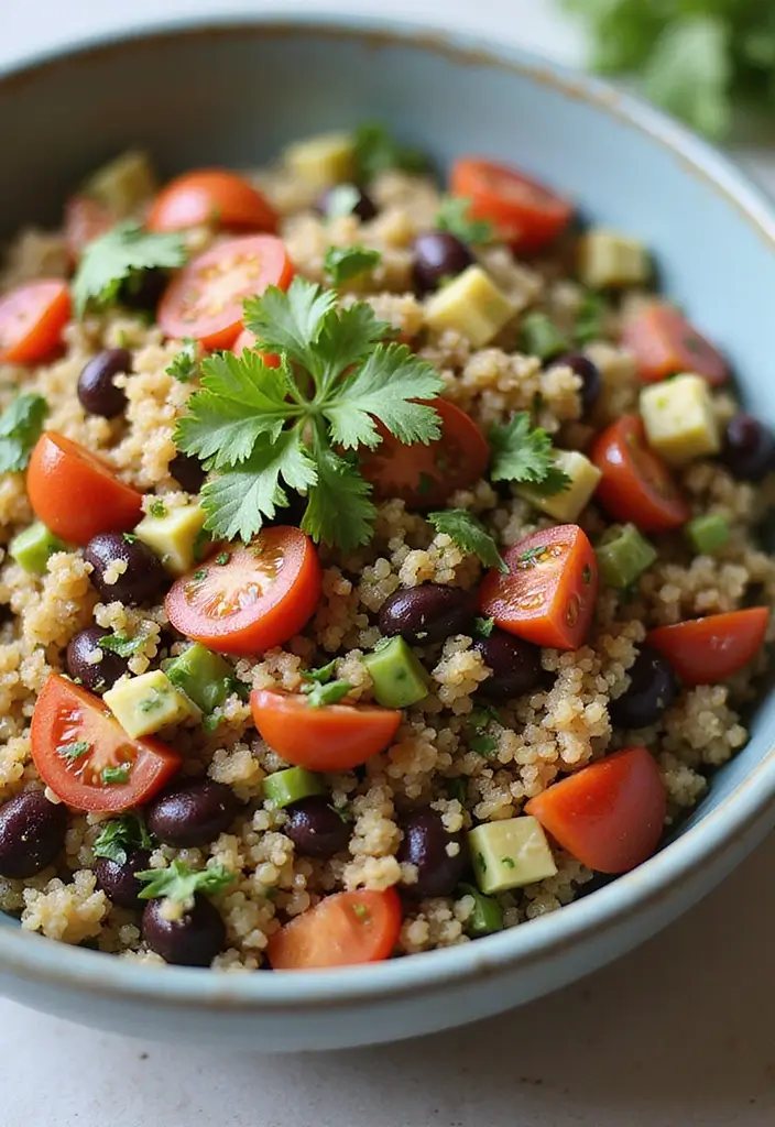 30+ Gluten Free and Dairy Free Lunch Ideas for Every Busy Day 1 30+ Gluten Free and Dairy Free Lunch Ideas for Every Busy Day - 1. Quinoa and Black Bean Salad