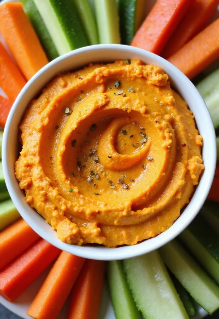 30+ Gluten Free and Dairy Free Lunch Ideas for Every Busy Day 81 30+ Gluten Free and Dairy Free Lunch Ideas for Every Busy Day - 15. Moroccan-Spiced Carrot Hummus