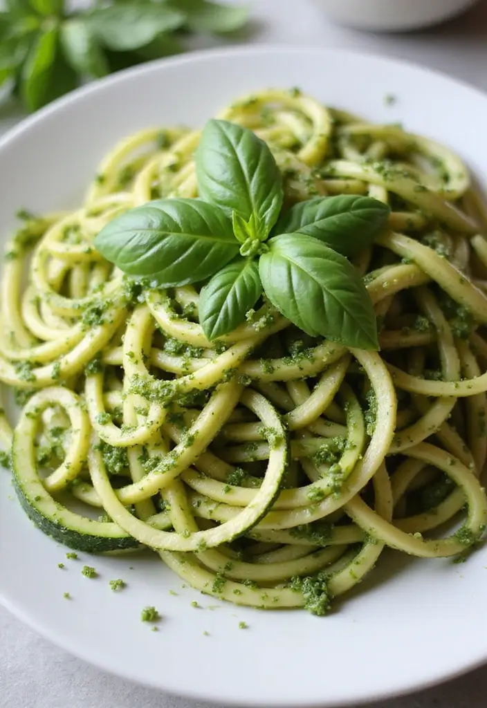 30+ Gluten Free and Dairy Free Lunch Ideas for Every Busy Day 4 30+ Gluten Free and Dairy Free Lunch Ideas for Every Busy Day - 2. Zucchini Noodles with Pesto