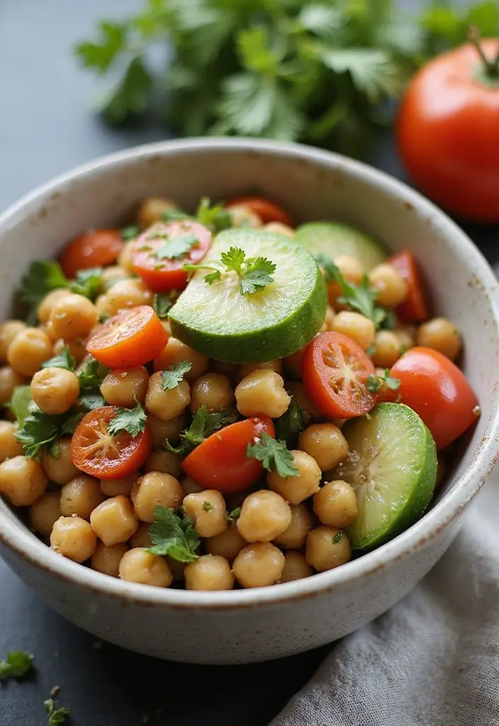 30+ Gluten Free and Dairy Free Lunch Ideas for Every Busy Day 124 30+ Gluten Free and Dairy Free Lunch Ideas for Every Busy Day - 22. Mediterranean Chickpea Salad