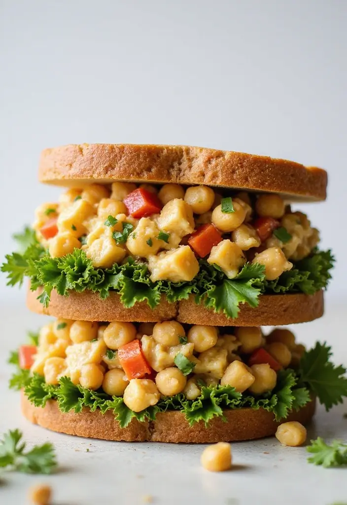 30+ Gluten Free and Dairy Free Lunch Ideas for Every Busy Day 11 30+ Gluten Free and Dairy Free Lunch Ideas for Every Busy Day - 3. Chickpea Salad Sandwich