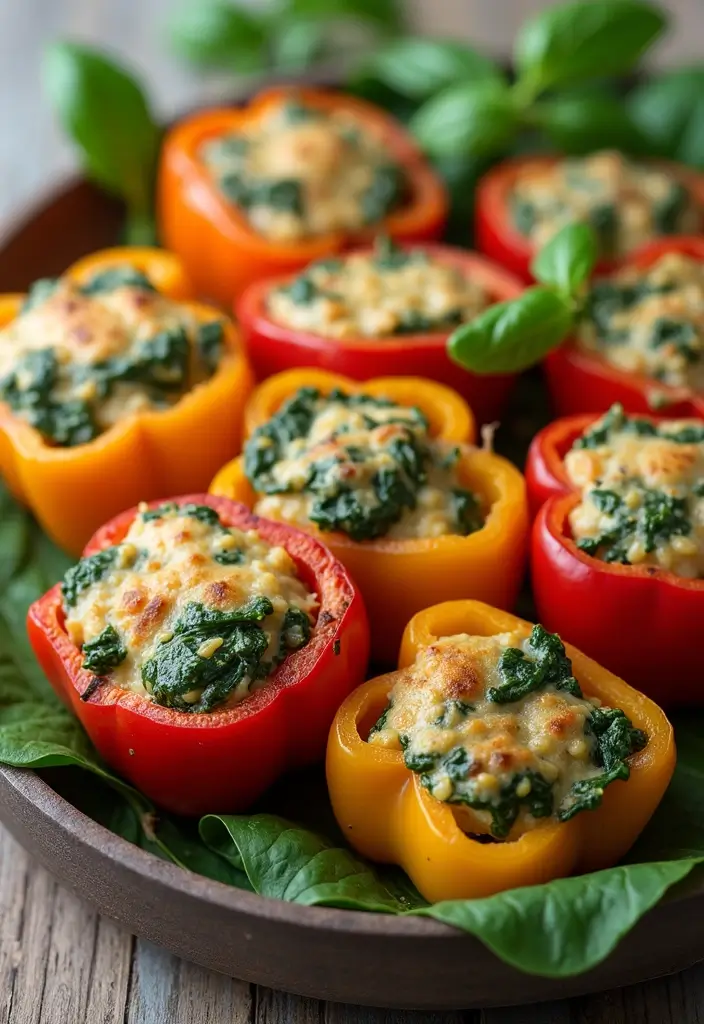 30+ Gluten Free and Dairy Free Lunch Ideas for Every Busy Day 49 30+ Gluten Free and Dairy Free Lunch Ideas for Every Busy Day - 9. Spinach and Chicken Stuffed Peppers