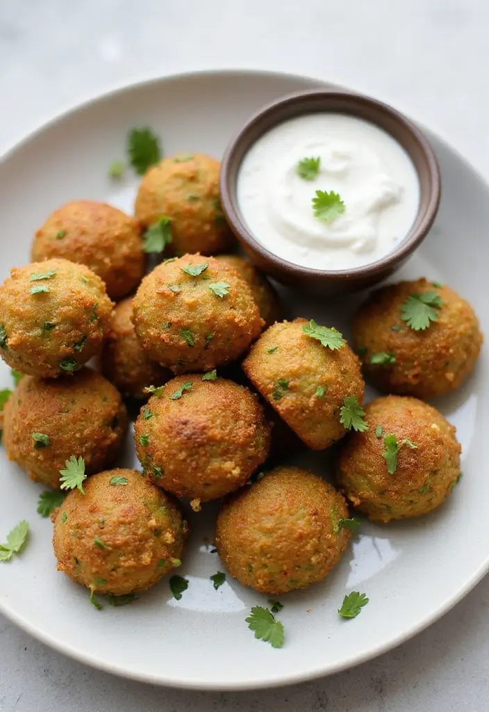 30+ Grab and Go Lunch Ideas for Busy People on the Move 111 30+ Grab and Go Lunch Ideas for Busy People on the Move - 17. Falafel Balls with Tzatziki