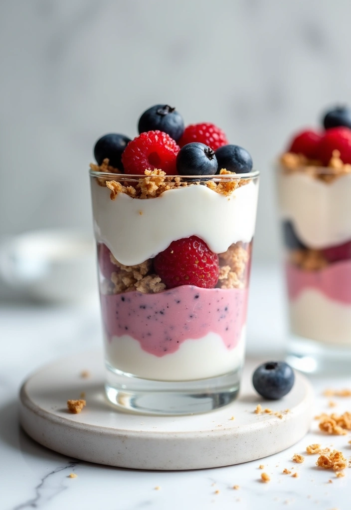 30+ Grab and Go Lunch Ideas for Busy People on the Move 22 30+ Grab and Go Lunch Ideas for Busy People on the Move - 4. Greek Yogurt Parfait