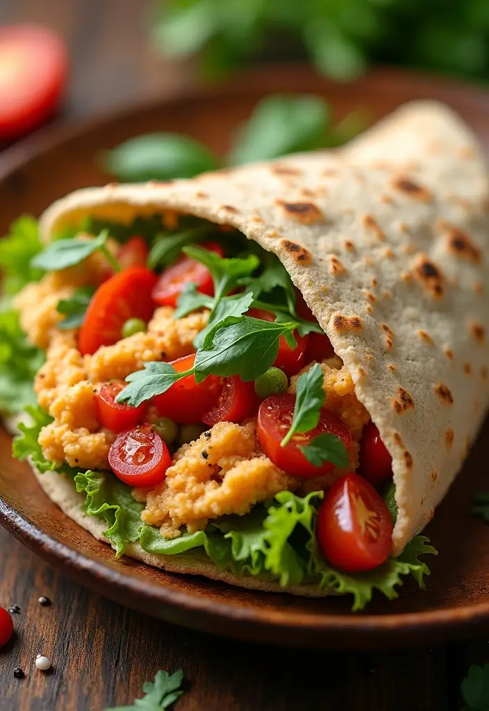 30+ Grab and Go Lunch Ideas for Busy People on the Move 36 30+ Grab and Go Lunch Ideas for Busy People on the Move - 6. Pita with Hummus and Veggies