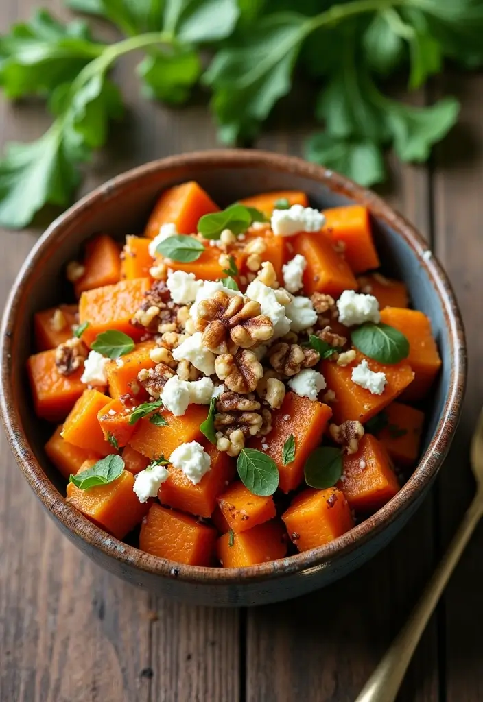 30+ Grab and Go Lunch Ideas for Busy People on the Move 57 30+ Grab and Go Lunch Ideas for Busy People on the Move - 9. Roasted Sweet Potato Salad