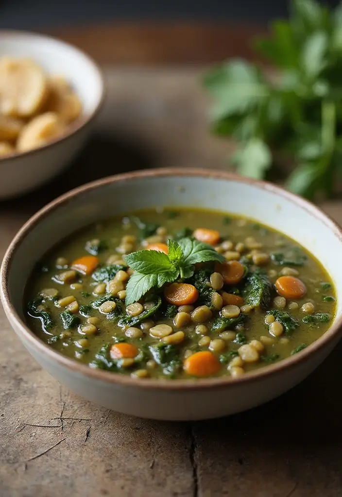 30+ Healthy Back to School Lunch Ideas for Kids of All Ages - 16. Spinach and Lentil Soup