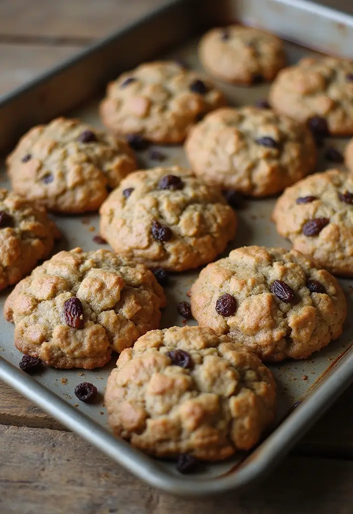 30+ Healthy Back to School Lunch Ideas for Kids of All Ages - 24. Oatmeal Cookies with Raisins