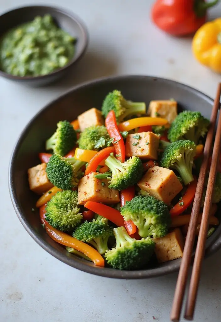 30+ Healthy Meal Ideas for Breakfast, Lunch and Dinner to Keep You Energized All Day 92 30+ Healthy Meal Ideas for Breakfast, Lunch and Dinner to Keep You Energized All Day - 16. Vegetable Stir-Fry with Tofu