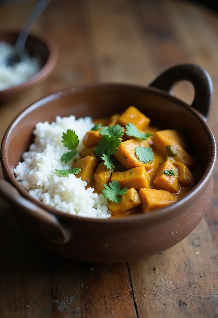 30+ Healthy Meal Ideas for Breakfast, Lunch and Dinner to Keep You Energized All Day 139 30+ Healthy Meal Ideas for Breakfast, Lunch and Dinner to Keep You Energized All Day - 23. Coconut Curry with Vegetables