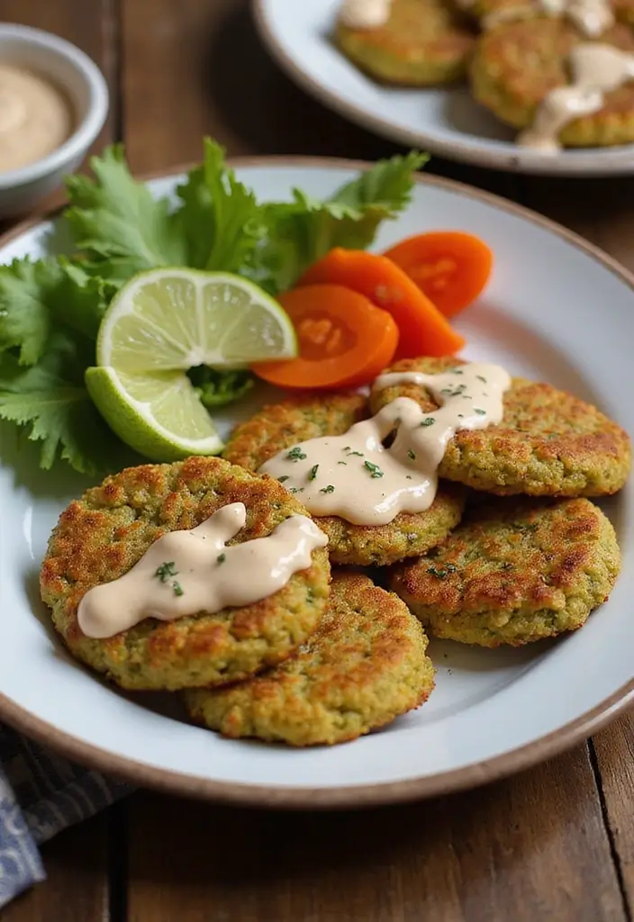 30+ Healthy Meal Ideas for Breakfast, Lunch and Dinner to Keep You Energized All Day 146 30+ Healthy Meal Ideas for Breakfast, Lunch and Dinner to Keep You Energized All Day - 24. Baked Falafel with Tahini Sauce