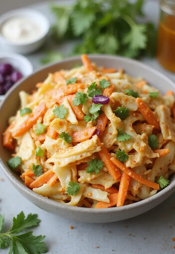 30+ Healthy Meal Ideas for Breakfast, Lunch and Dinner to Keep You Energized All Day 156 30+ Healthy Meal Ideas for Breakfast, Lunch and Dinner to Keep You Energized All Day - 26. Cabbage and Carrot Slaw