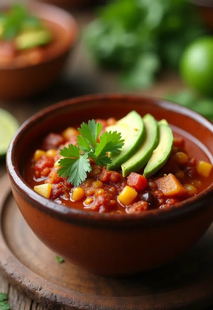 30+ Healthy Meal Ideas for Breakfast, Lunch and Dinner to Keep You Energized All Day 182 30+ Healthy Meal Ideas for Breakfast, Lunch and Dinner to Keep You Energized All Day - 30. Veggie-Packed Chili