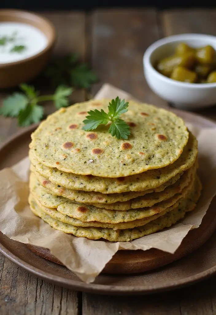 30+ Indian Lunch Box Ideas for Adults Packed with Flavor and Nutrition - 10. Methi Thepla