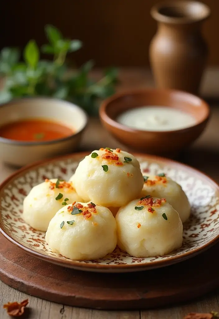 30+ Indian Lunch Box Ideas for Adults Packed with Flavor and Nutrition - 19. Rawa Idli with Coconut Chutney