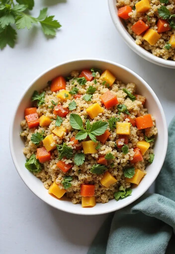 30+ Indian Lunch Box Ideas for Adults Packed with Flavor and Nutrition - 7. Quinoa Pulao