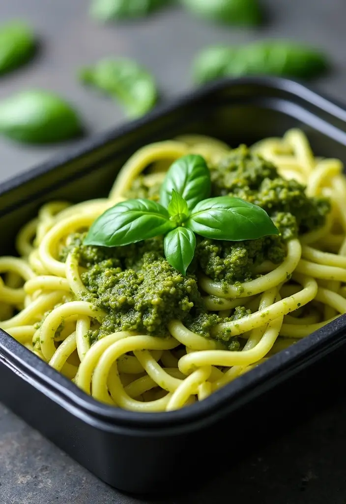 30+ Keto Lunch Box Ideas for Adults That Are Quick and Filling 1 30+ Keto Lunch Box Ideas for Adults That Are Quick and Filling - 1. Zucchini Noodles with Pesto