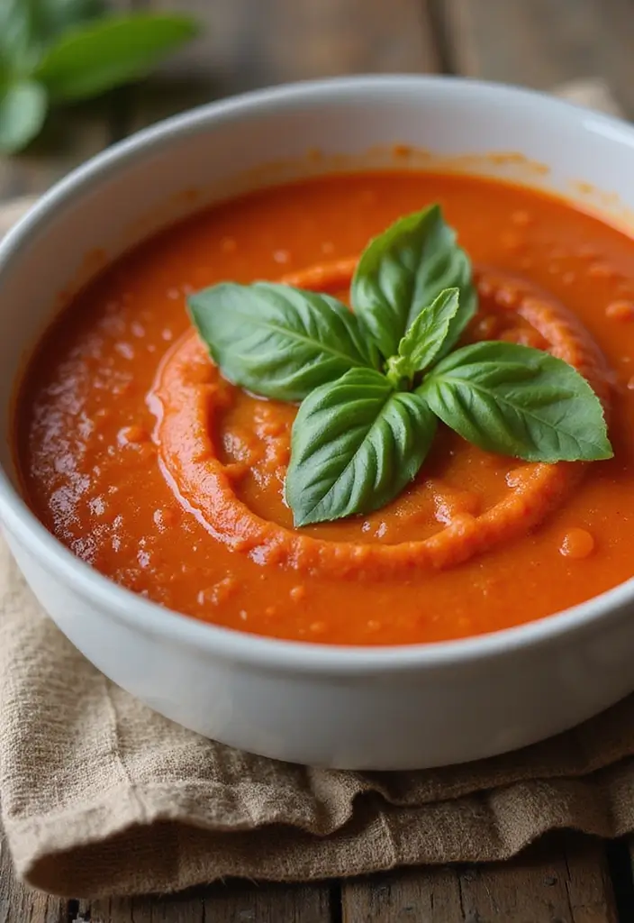 30+ Keto Lunch Box Ideas for Adults That Are Quick and Filling 73 30+ Keto Lunch Box Ideas for Adults That Are Quick and Filling - 13. Creamy Tomato Basil Soup
