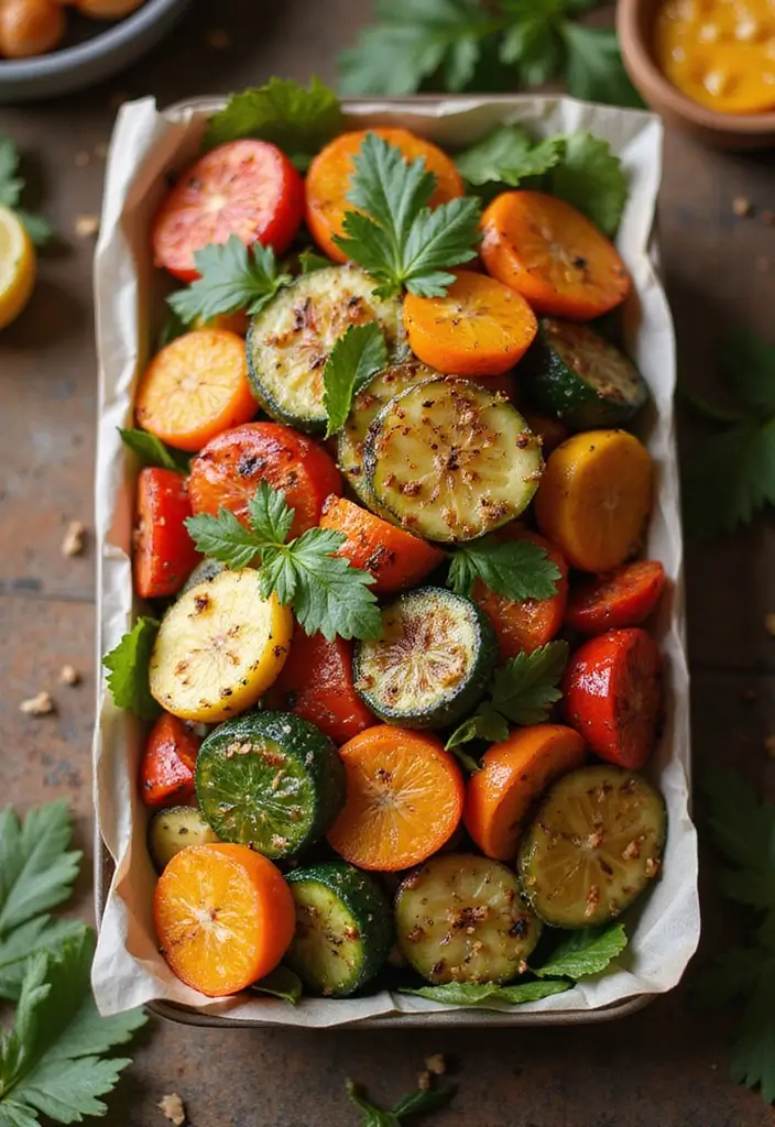30+ Keto Lunch Box Ideas for Adults That Are Quick and Filling 101 30+ Keto Lunch Box Ideas for Adults That Are Quick and Filling - 17. Roasted Vegetable Salad