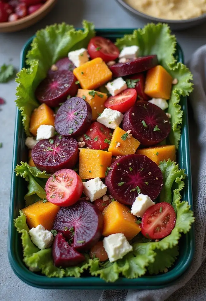 30+ Keto Lunch Box Ideas for Adults That Are Quick and Filling 157 30+ Keto Lunch Box Ideas for Adults That Are Quick and Filling - 25. Beet and Goat Cheese Salad