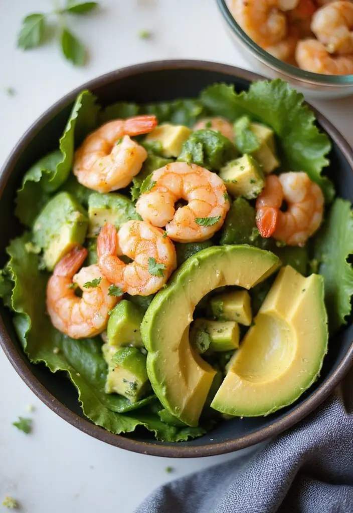 30+ Keto Lunch Box Ideas for Adults That Are Quick and Filling 30 30+ Keto Lunch Box Ideas for Adults That Are Quick and Filling - 6. Shrimp Avocado Salad