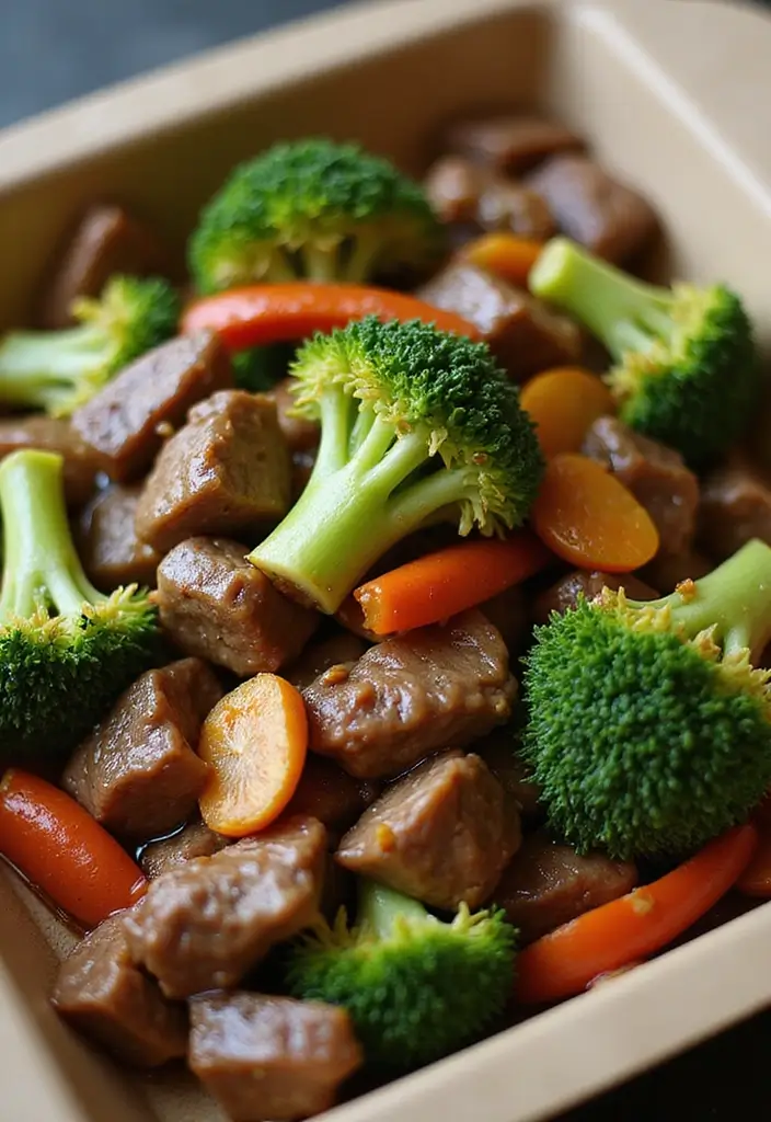 30+ Keto Lunch Box Ideas for Adults That Are Quick and Filling 37 30+ Keto Lunch Box Ideas for Adults That Are Quick and Filling - 7. Beef and Broccoli Stir-Fry