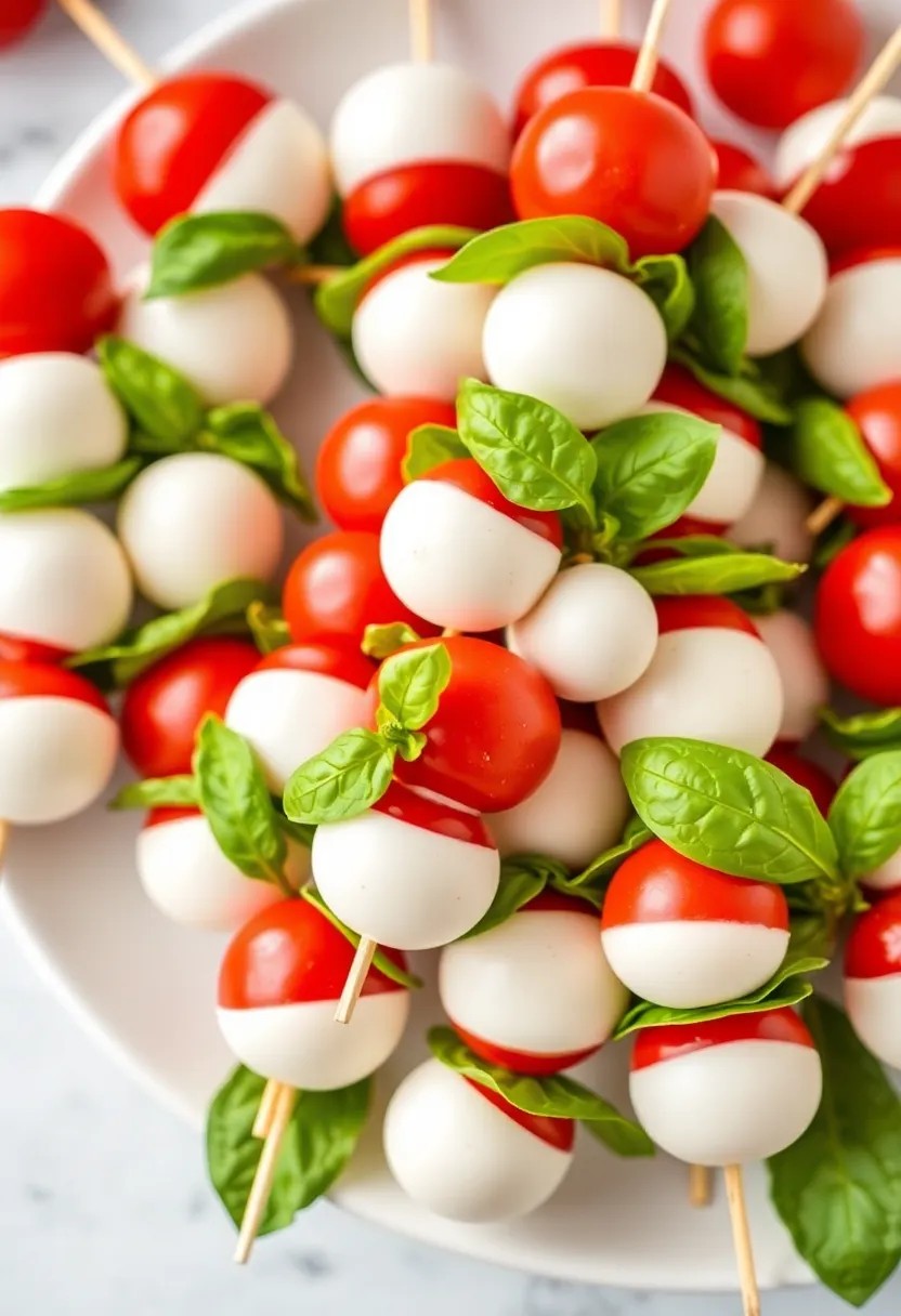 30+ Lunch Box Ideas for Kids That Make Eating Fun 98 30+ Lunch Box Ideas for Kids That Make Eating Fun - 16. Caprese Skewers