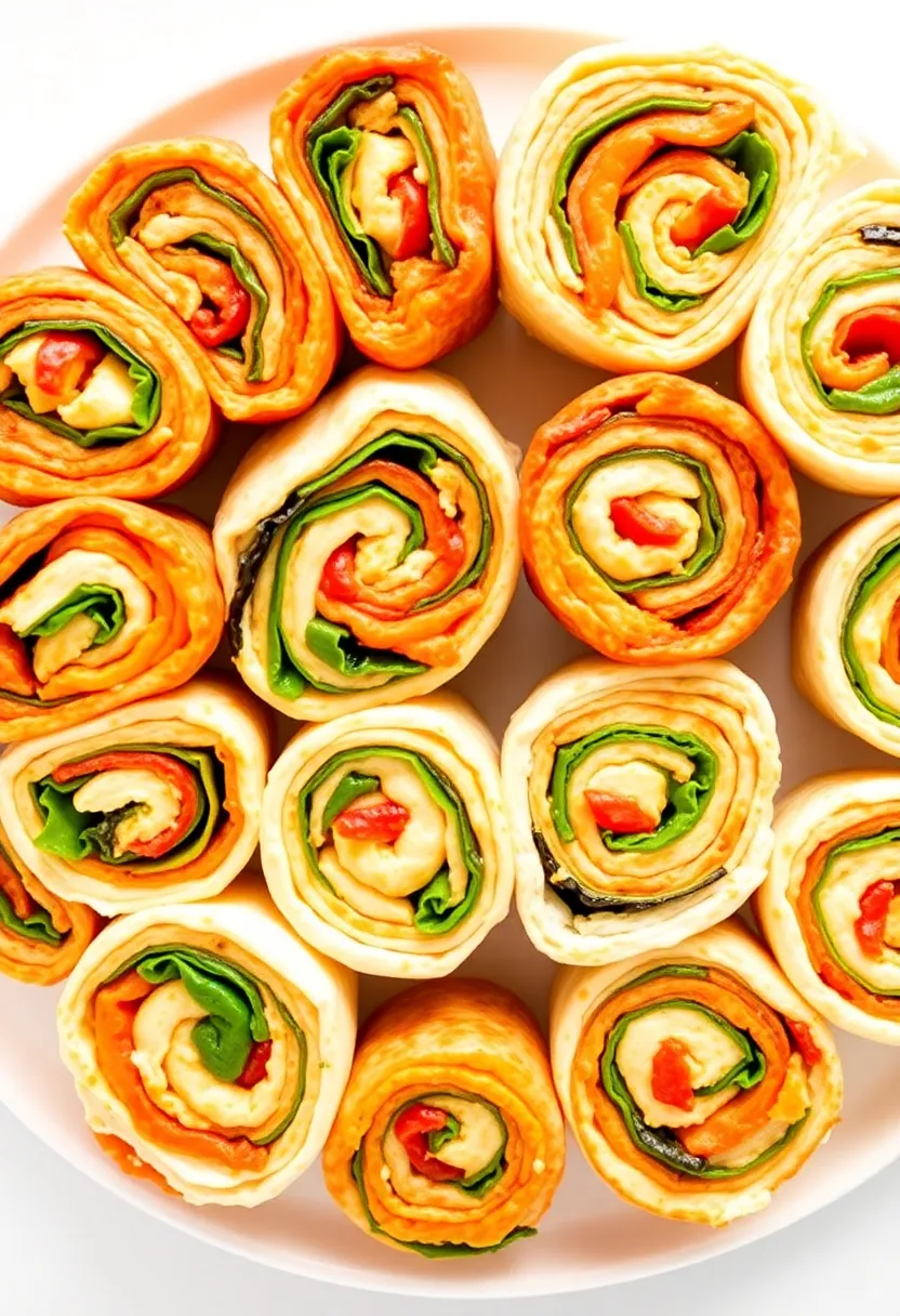 30+ Lunch Box Ideas for Kids That Make Eating Fun 117 30+ Lunch Box Ideas for Kids That Make Eating Fun - 19. Chicken and Veggie Pinwheels