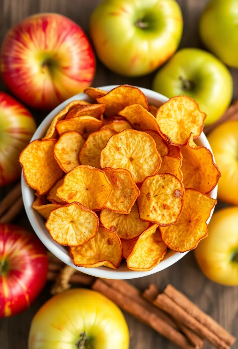 30+ Lunch Box Ideas for Kids That Make Eating Fun 124 30+ Lunch Box Ideas for Kids That Make Eating Fun - 20. Baked Apple Chips