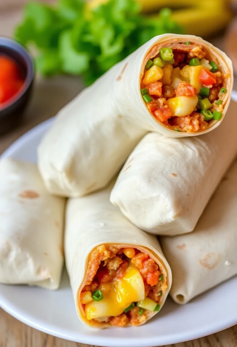 30+ Lunch Box Ideas for Kids That Make Eating Fun 131 30+ Lunch Box Ideas for Kids That Make Eating Fun - 21. Breakfast Burritos